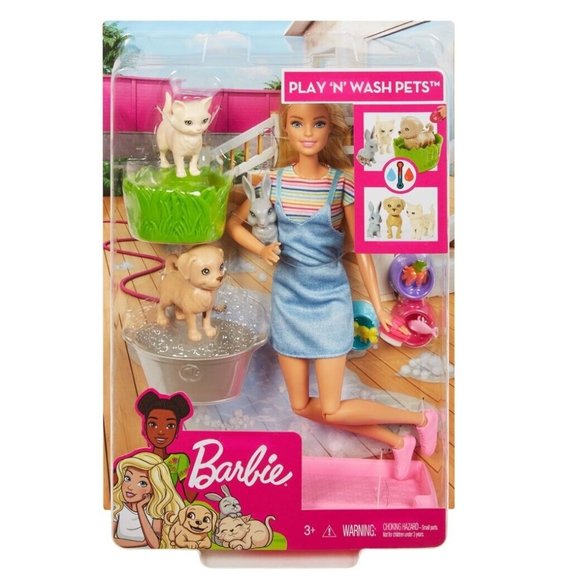 Barbie play n wash pets Clearance